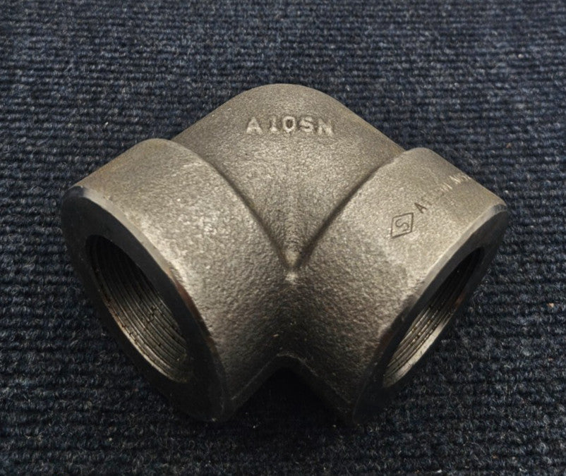 (QTY 2) A10SN 90-Degree Elbow Fittings B16 11 3M