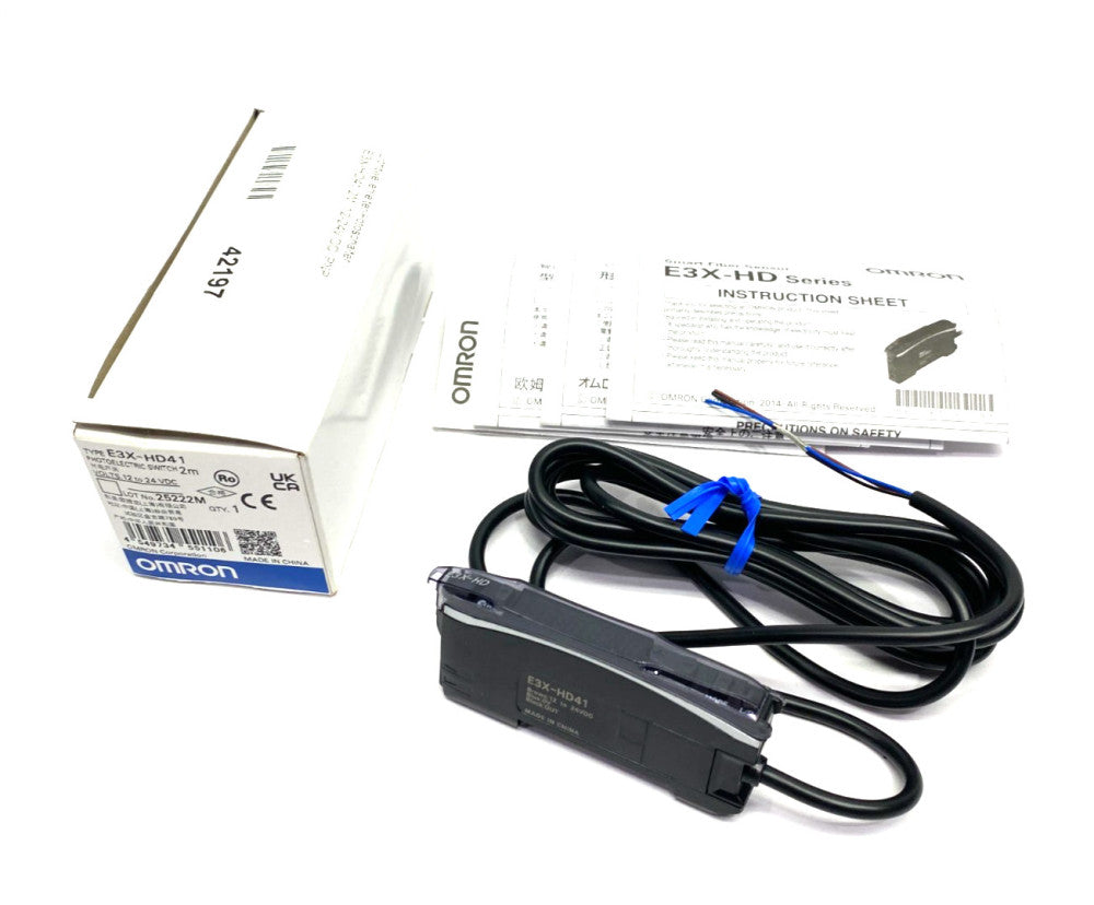 Omron E3X-HD41 Smart Fiber Sensor Digital Amplifier Unit