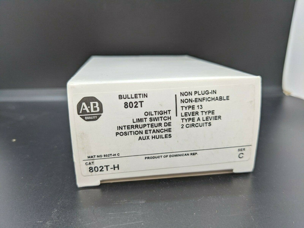 Allen Bradley 802T-H Non Plug-In Limit Switch 2 Circuits
