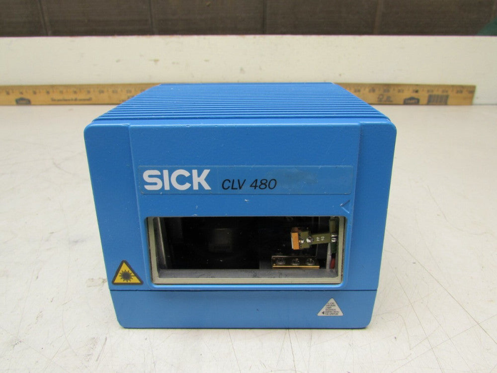 SICK BARCODE SCANNER CLV480-0010 / P/N:1024065 XLNT USED TAKEOUT! MAKE OFFER!