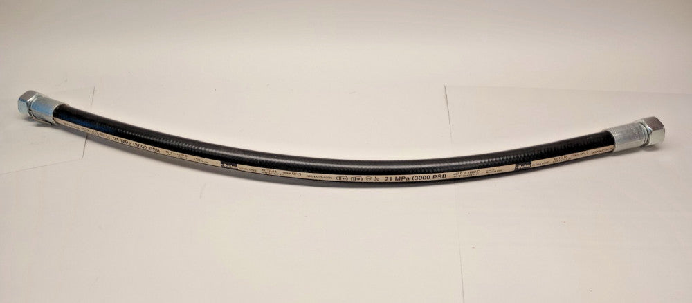 Parker 387TC-12 x 30 inch Used Hydraulic 3/4-in Hose 22mm ends 3000psi 21MPa