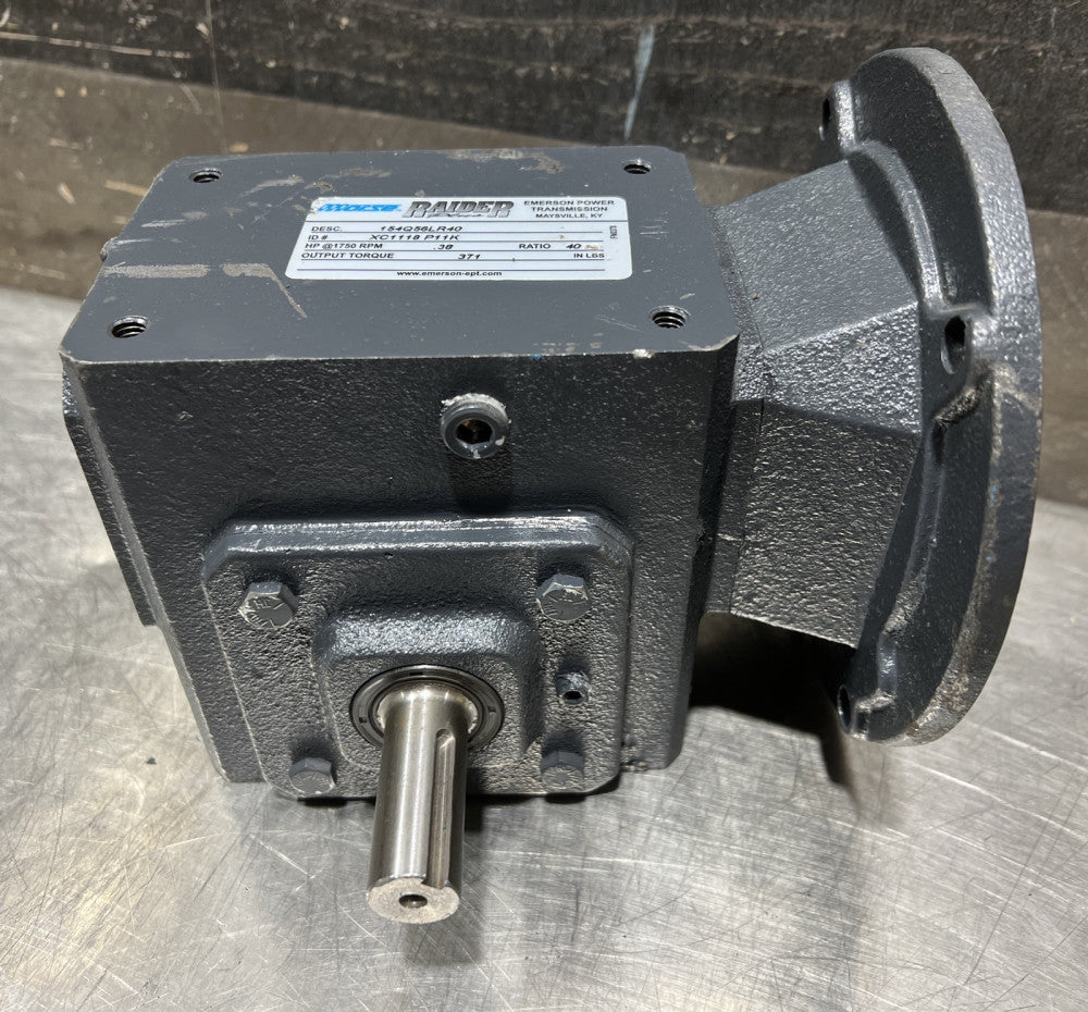 Morse Raider 154Q56LR40 Worm Gear Reducer 40:1 Ratio Nos Surplus. Item ID 2