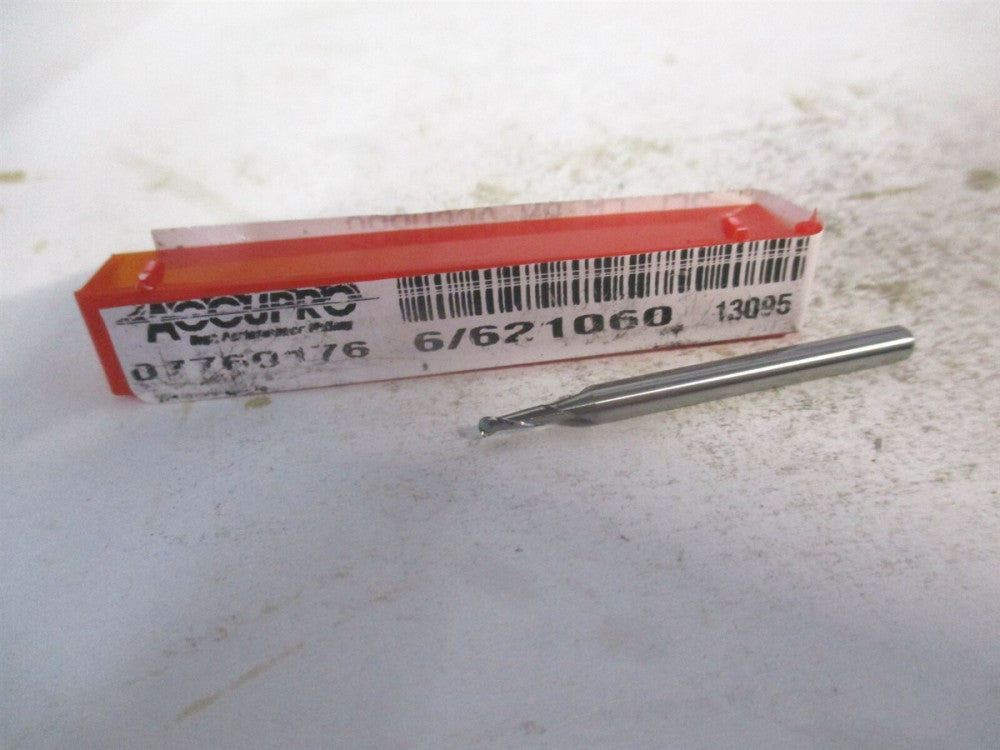 (12183902) 1/16" x 3/16" x 1/8" x 1-1/2" OAL Solid Carbide 2 Flute Ball End Mill