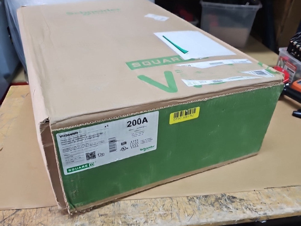 SquareD VH364NR Heavy Duty Safety Switch 200A 600V 50/60Hertz Type 3R