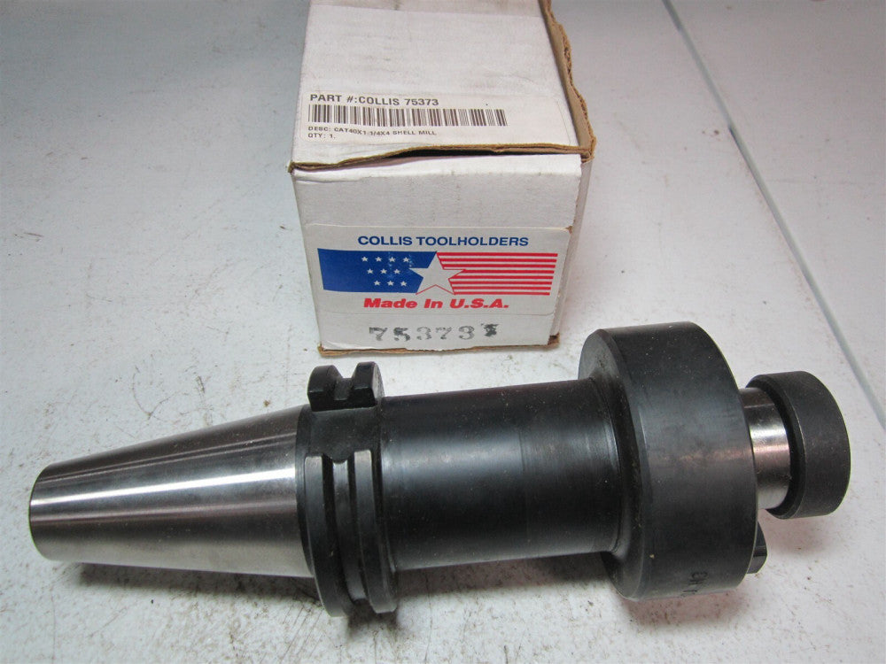 Collis Tool (75373) 1-1/4" Arbor 2.75" Diam CAT40 End Mill Holder