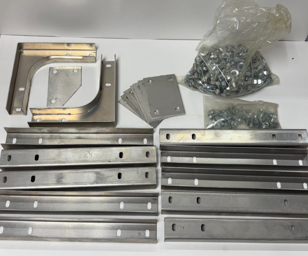 CHANNEL-TRACK & TUBE-WAY ALUMINUM CONNECTORS LOT OF 20 CHANNEL A200C100 4 HOLE