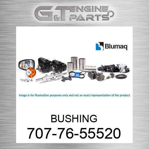 707-76-55520 BUSHING fits KOMATSU (NEW AFTERMARKET)