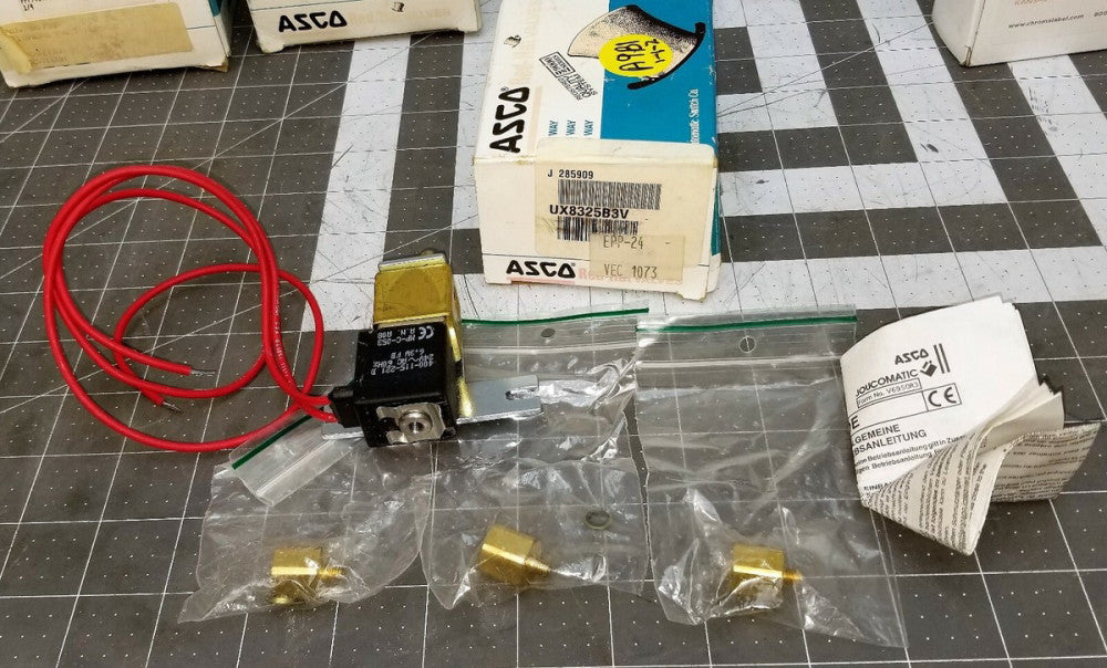 Ausco Miniature 3-Way Solenoid Valve UX 8325B3V [A9B1]