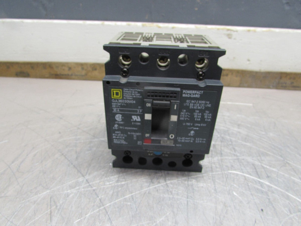 SQUARE D GJL36030M04 , PowerPact CIRCUIT BREAKER ,3P/480V/30A,  MAKE OFFER!