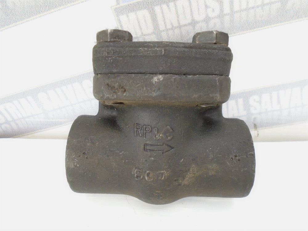RP&C CONBRACO - F91-D - 800 FORGED 3/4" SOCKET WELD CHECK VALVE - 715 WP@ 850°F