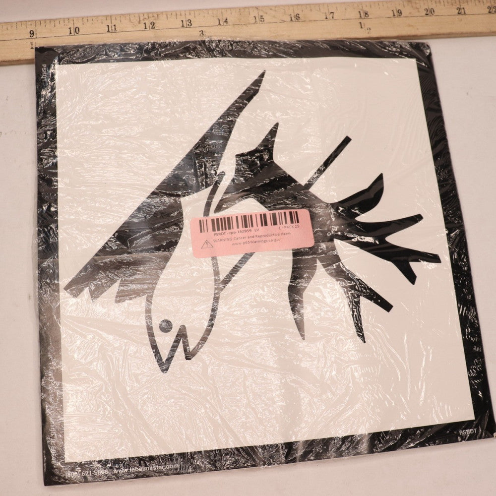 (25-Pk) Environmentally Hazardous Substance Marking Removable Vinyl 273mm PSRDT