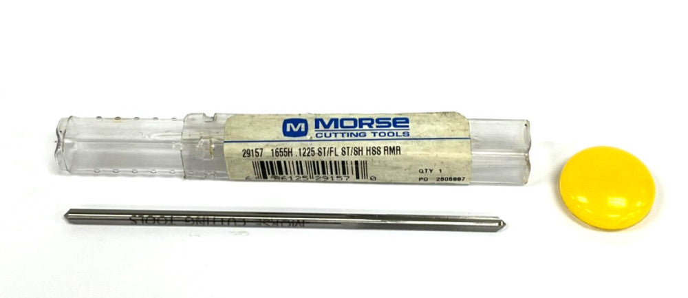 CHUCKING REAMER 29157 0.1225 DIA FLUTE LENGTH 1-3/8" HSS OAL 3-1/2"