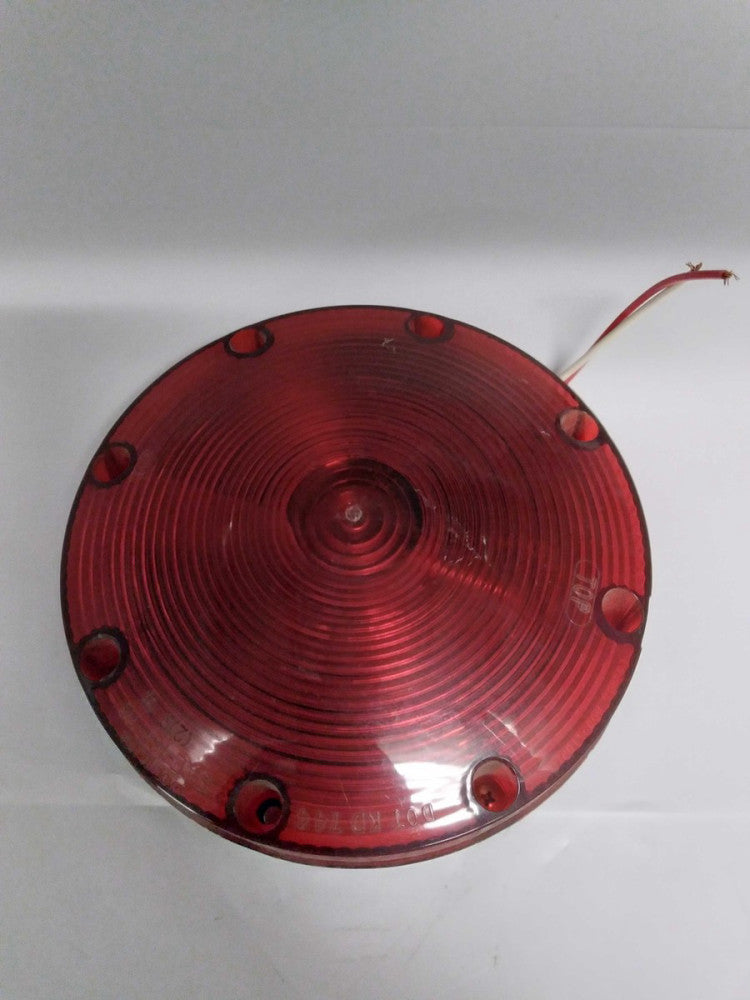 Kelley 710-783 Red Signal Light w/Housing and Bulb 7" Dia 