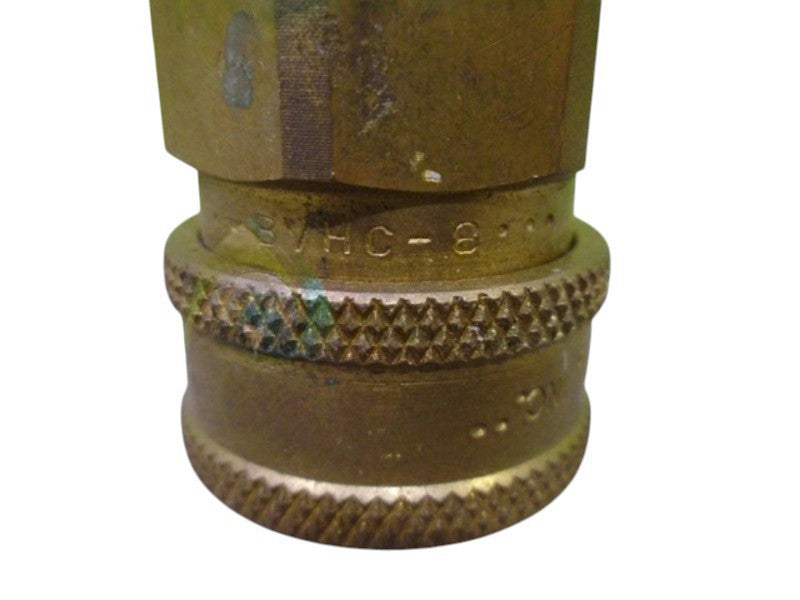 SNAP BVHC-8 BRASS COUPLER NSNP