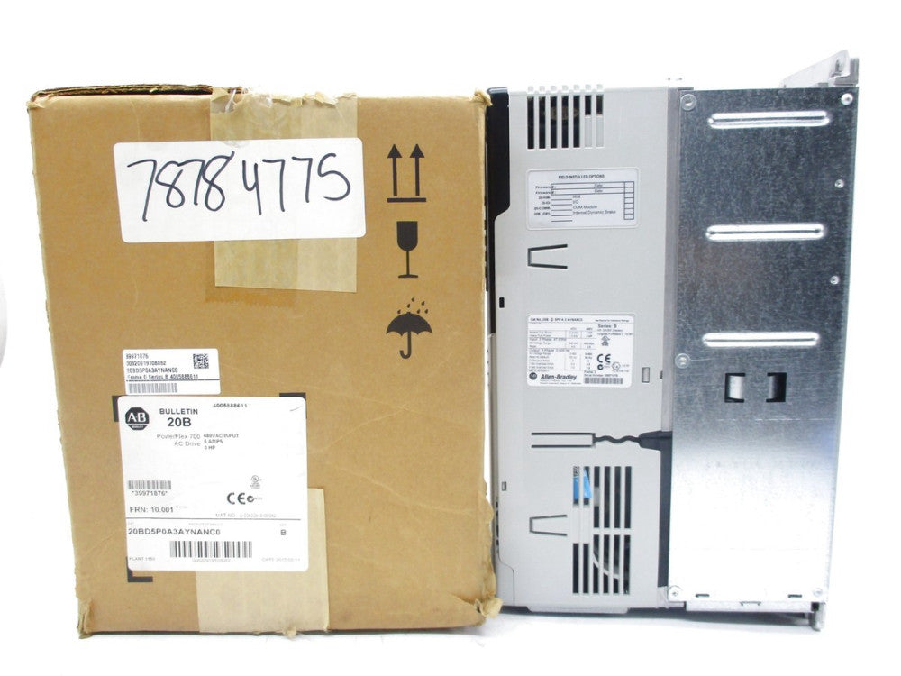 ALLEN BRADLEY 20BD5P0A3AYNANC0 SER. B F/W 10.001 NSMP