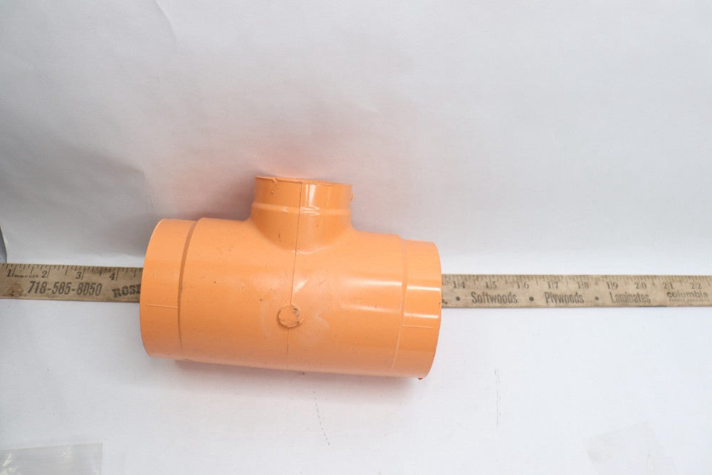 Tee Socket Schedule 80 CPVC Orange 2-1/2" x 2-1/2" x 1-1/2"