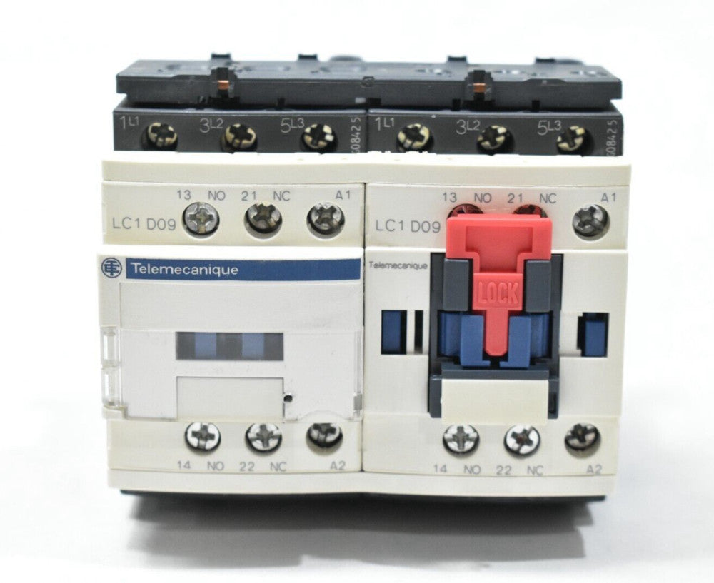Telemecanique Schneider Electric LC2D09G7V Reversing Contactor 120 VAC Coil