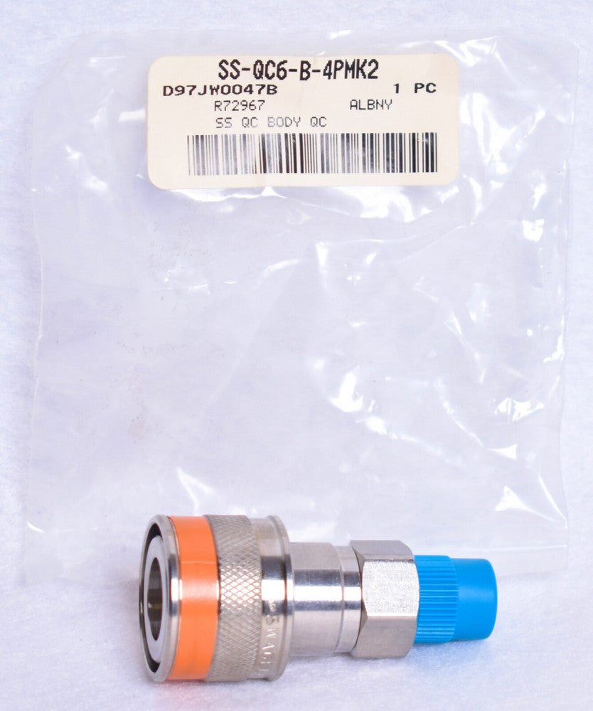 Swagelok Quick Connect Body  SS-QC6-B-4PMK2