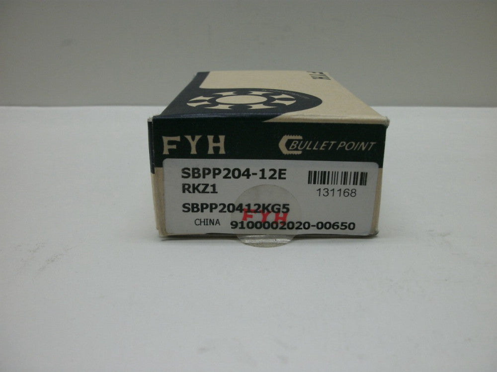 FYH SBPP20412KG5 PRESSED STEEL PILLOW BLOCK BEARING 2 BOLT 3/4" BORE NEW IN BOX