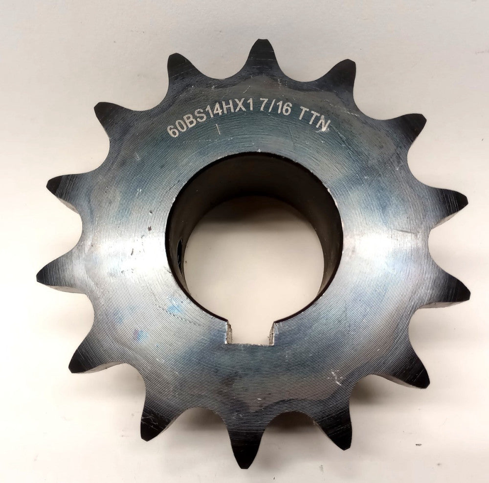 Tritan 60BS14HX1 7/16 Hardened 1-7/16" Keyed Bore Sprocket 60BS14HX1716