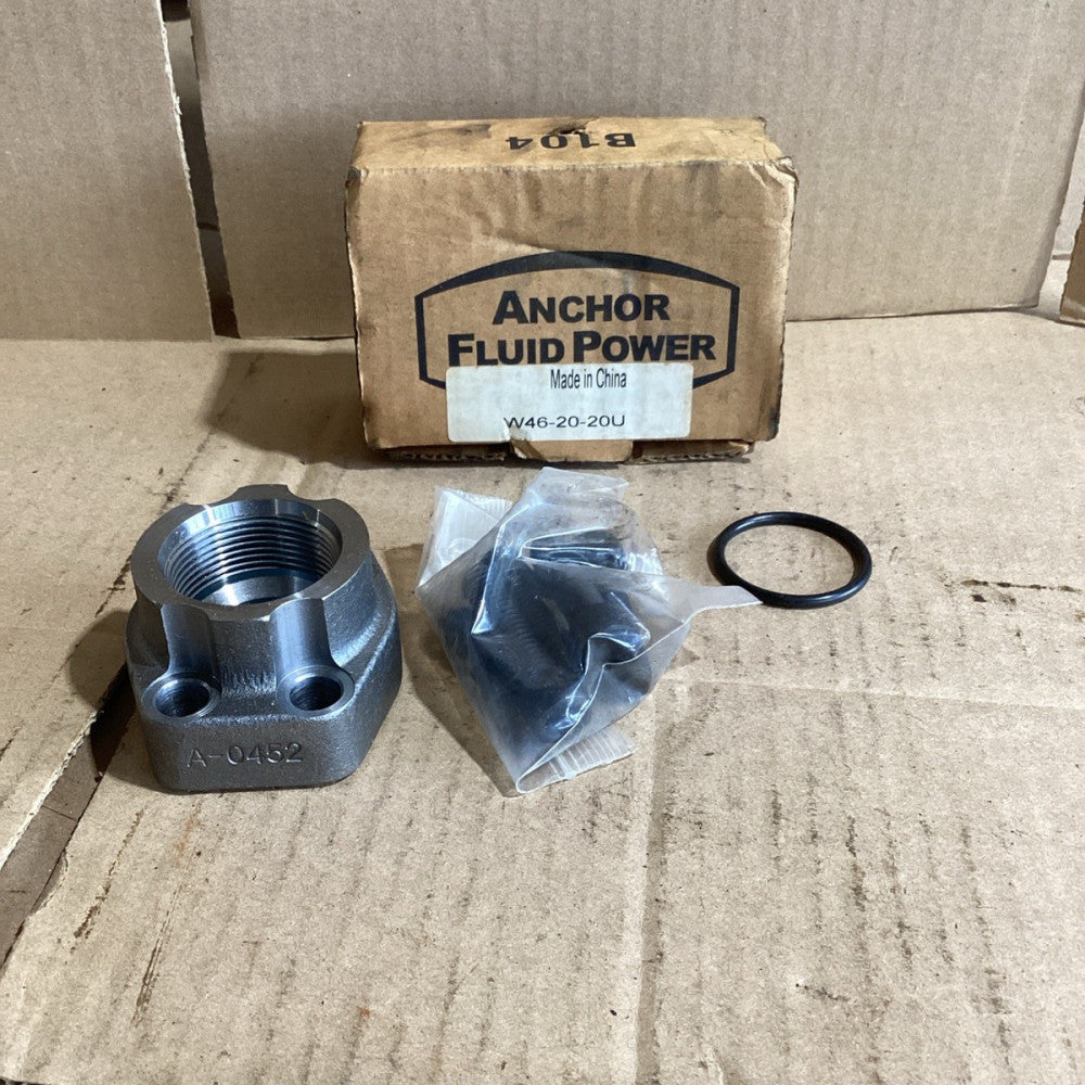 4-Bolt Hydraulic Flange Kit W46-20-20U A-0452 NOS