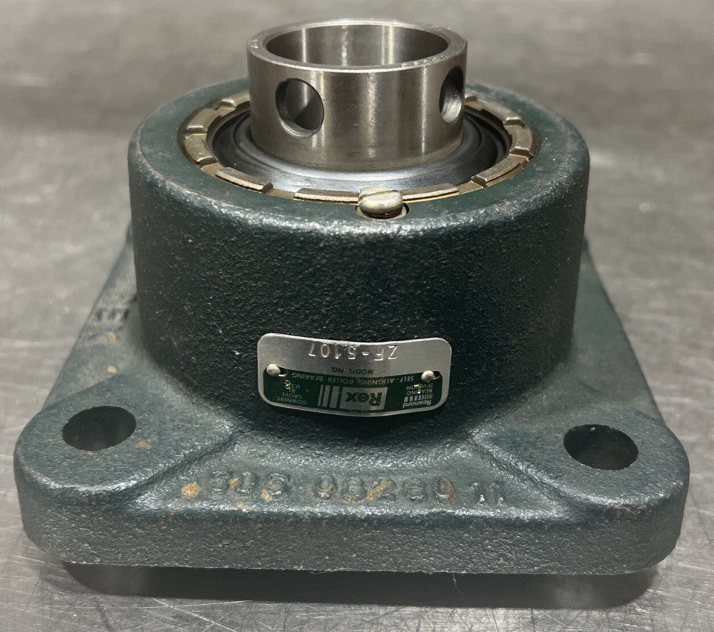 Rex ZF5107 Flange Blocks Rex Spherical Roller Bearings Nos Surplus. Item ID 2