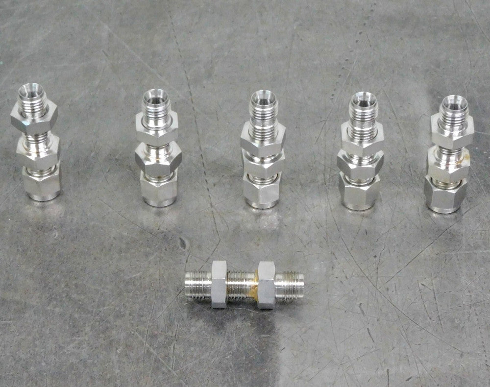 Ham-Let 86760550 Compression Tube Connector 316 SS 1/8 in. NPT Lot of Six (6)