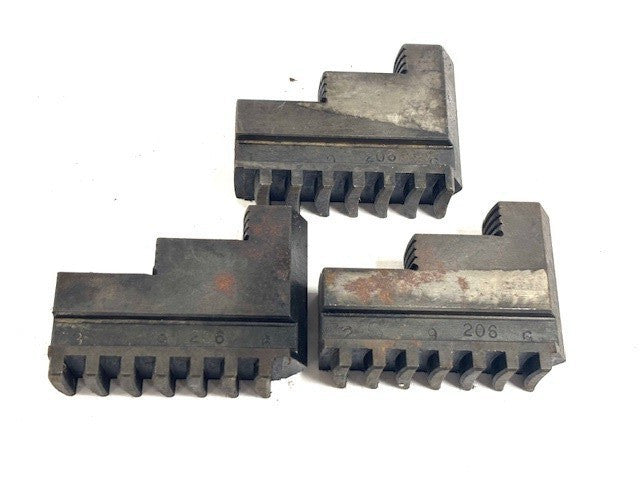 3 JAW LATHE CHUCK  SOFT JAWS 2-5/8 IN (SET OF 3)