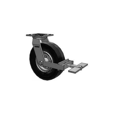 Albion 16Sf08427sf 8" X 2-1/2" Rubber Pneumatic Swivel Caster, Face Contact