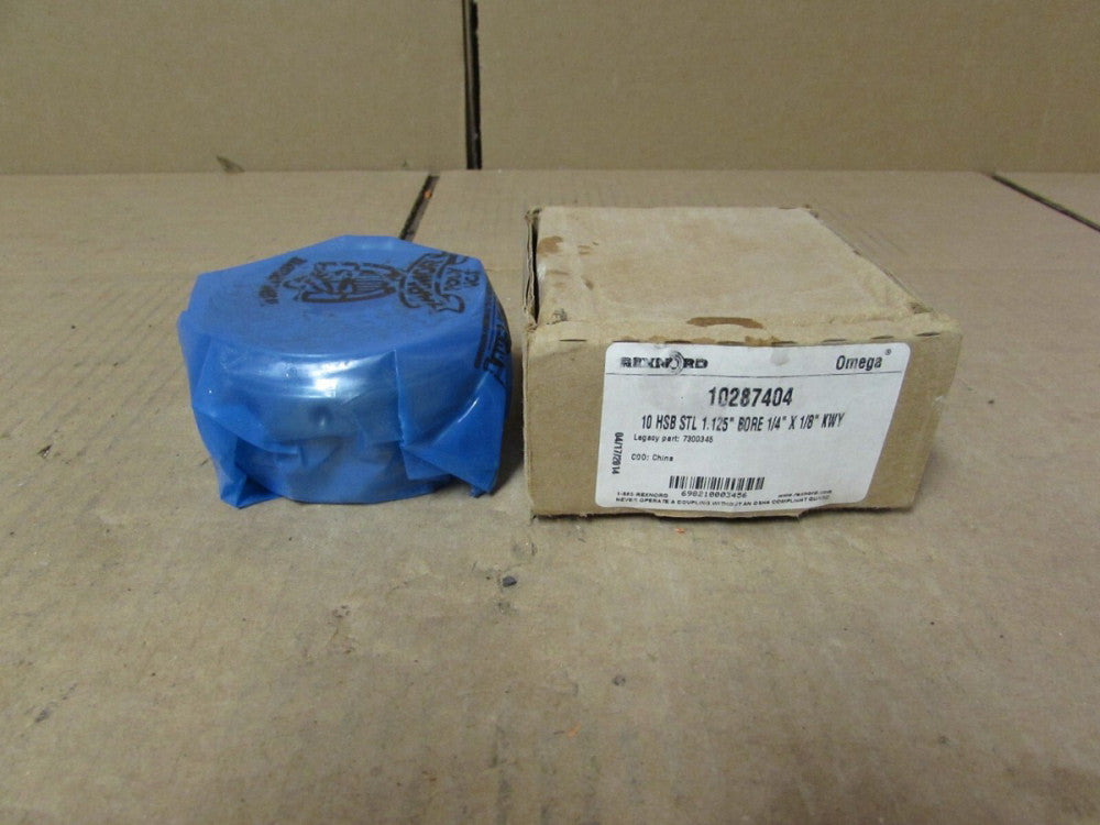 REXNORD 10287404 10 HSB STL HUB 1.1250” BORE 1/4” X 1/8” KWY, NIB, MAKE OFFER!
