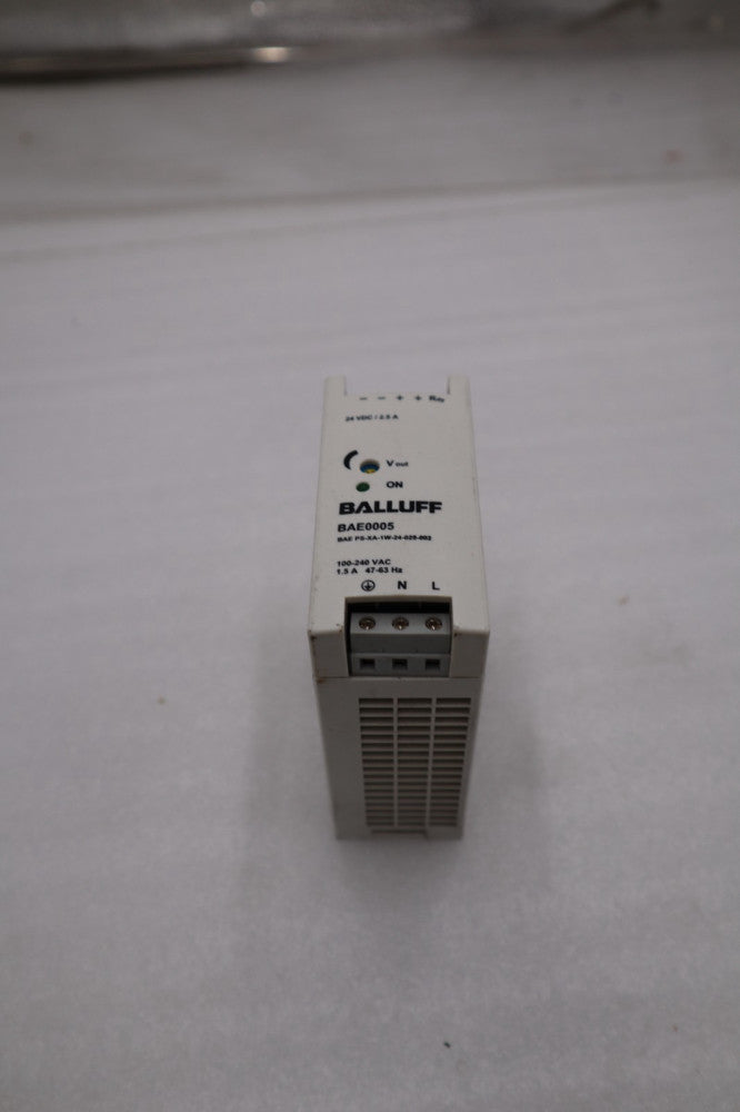 Balluff BAE0005 BAE PS-XA-1W-24-025-002 Power Supply - SURPLUS NEVER USED H438A