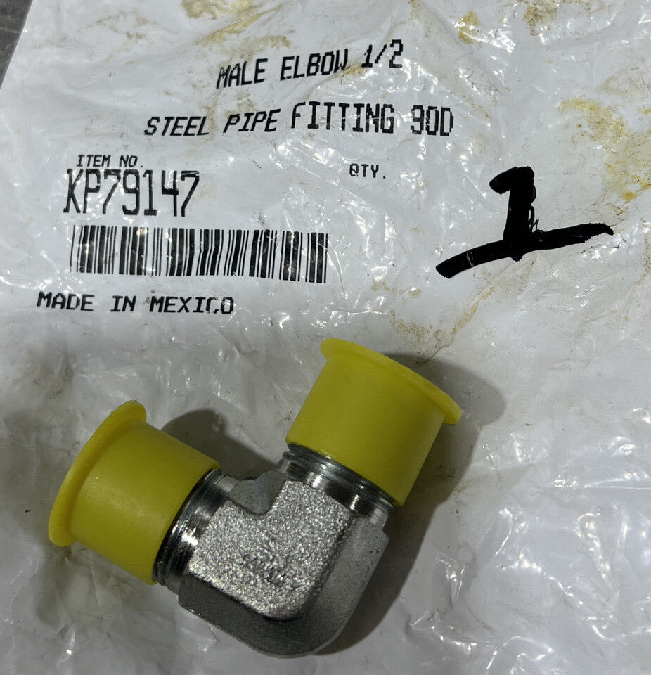 Parker Industrial Pipe 90 &deg MPN:KP79147 Nos Surplus. 1 Unit
