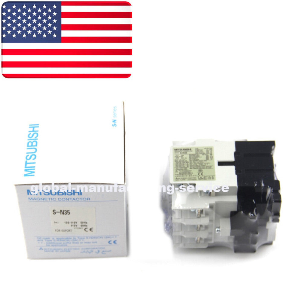MITSUBISHI MAGNETIC CONTACTOR RELAY S-N35 AC110V COIL 2NO + 2NC NEW US Stock