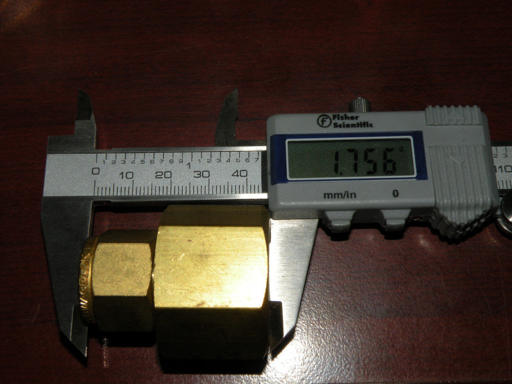 Brass Swagelok Tube Fitting Female Connector 1/2" Tube OD x 3/4" Female NPT