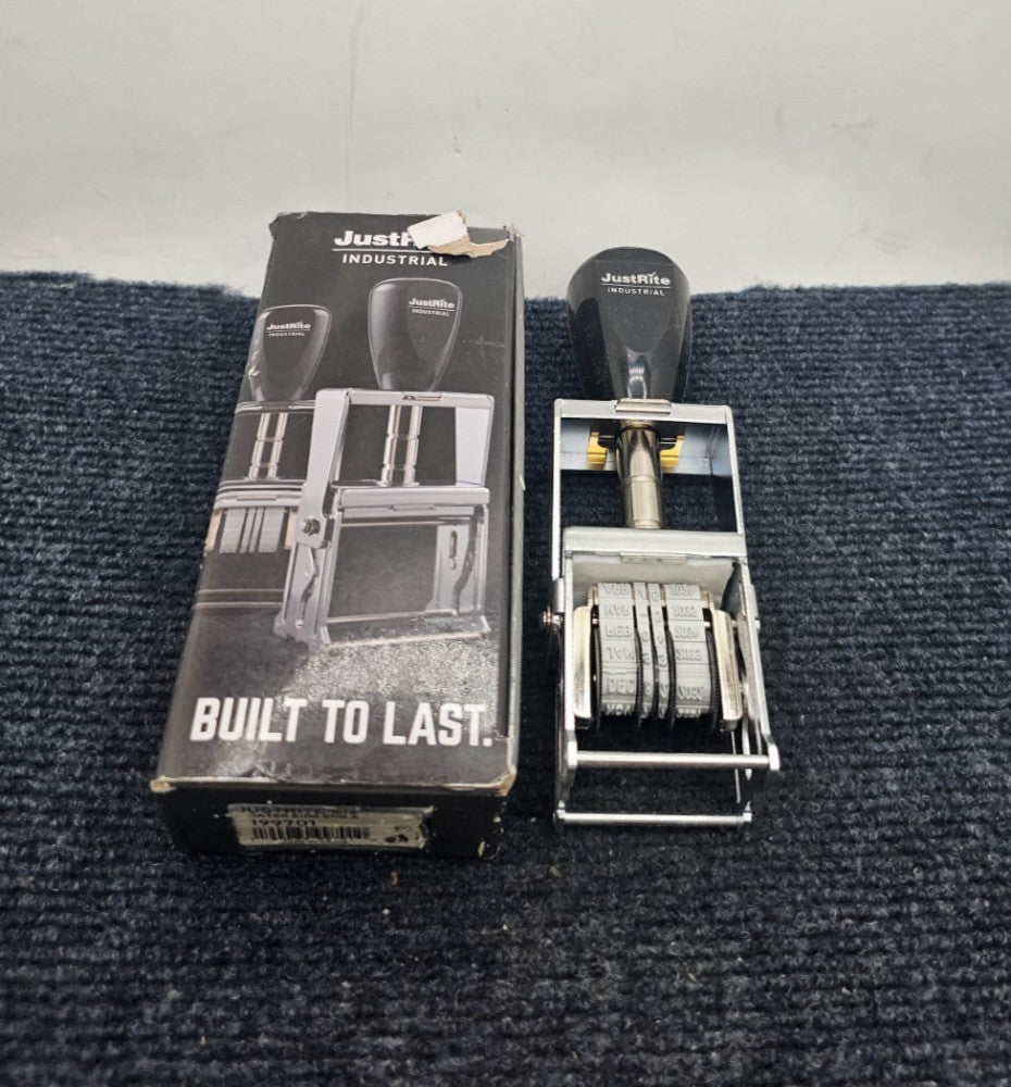 Justrite SI2: Metal Self Inking Stamp 199701 Dater SID0 ENG.A
