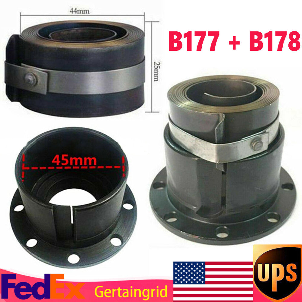 2pcs for BRIDGEPORT MILL Milling Machine Part 25mm Clock Spring + Steel Housing