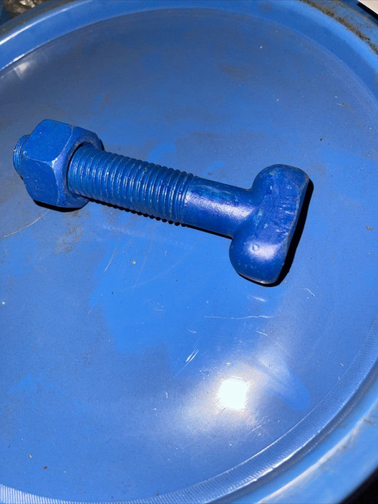 (20 PC LOT) PROSELECT PSMJBTHBNFN 3/4” X 3-1/2” MJ BLUE T-HEAD B&N BOLT & NUT