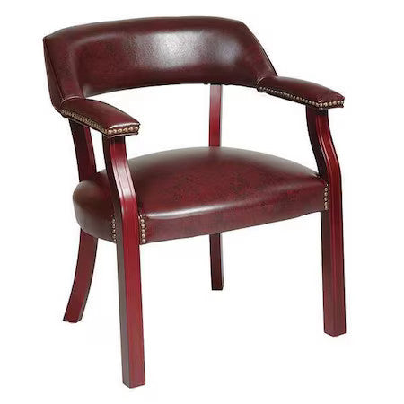 Office Star Tv230-Jt4 Collection: Traditional Traditional Guest Chair, Ox Blood