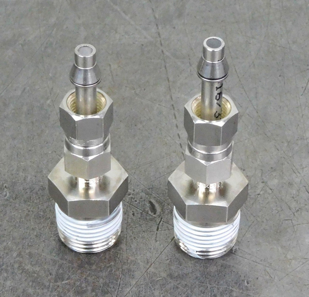 Ham-Let 768LSS1/4x1/2 Male Fitting Connector SS316 1/4 & 1/2 in NPT Lot of Two