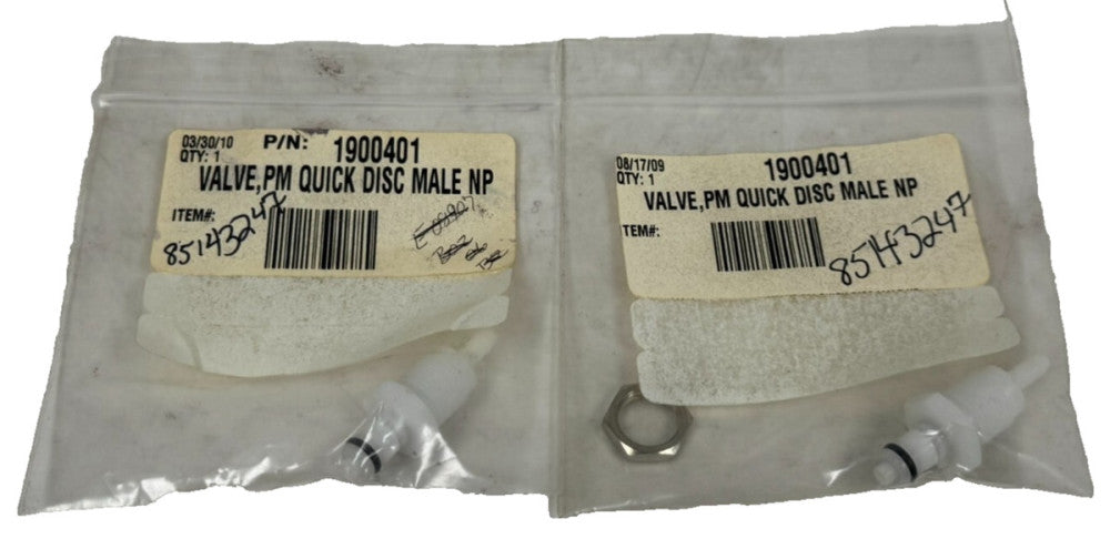 LOT OF 2 NEW DIAGRAPH 1900-401 VALVE PM QUICK DISCONNECT 1900401