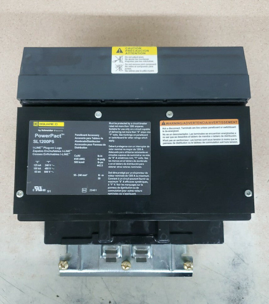 NEW Square D SL1200P5 PowerPact I-Line Circuit Breaker 1200A 3PH