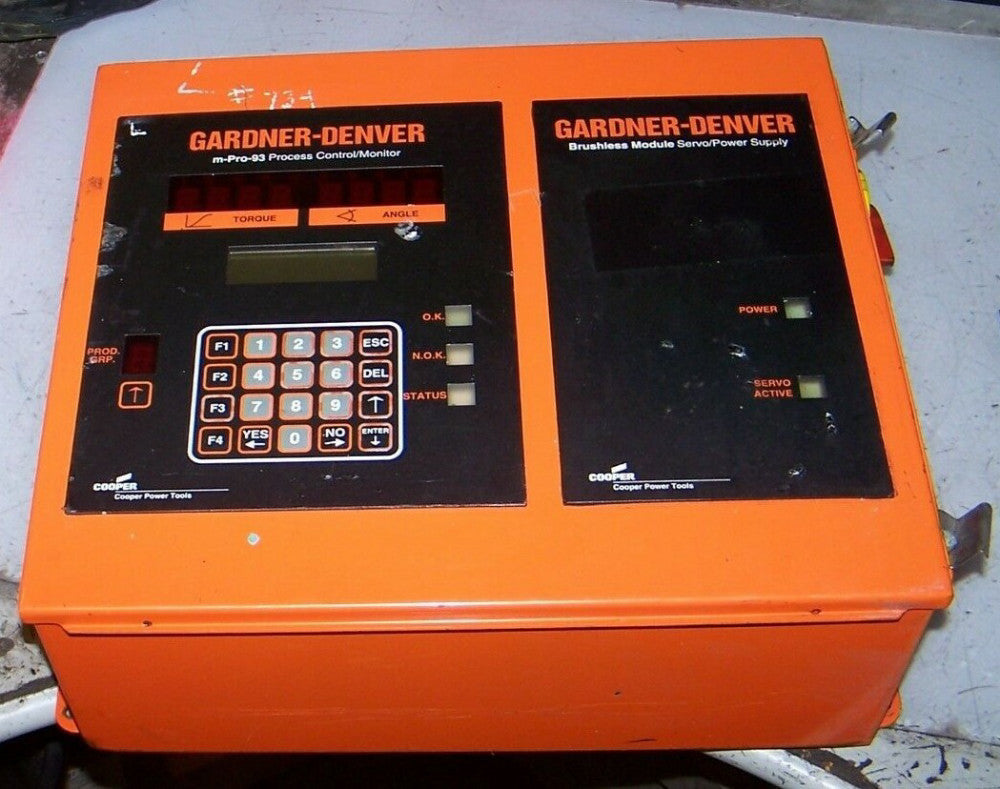 GARDNER DENVER M-PRO-93E-10VU SERVO POWER SUPPLY TORQUE CONTROL 115 VAC 1 PHASE