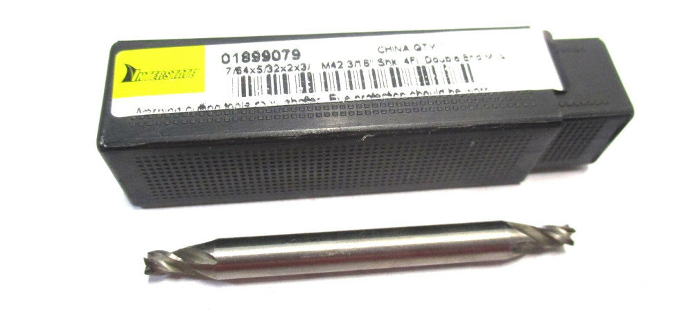 NEW (01899079) 7/64 x 3/16 x 5/32 x 2 4F CC DE RH Cobalt Stub Square End Mill