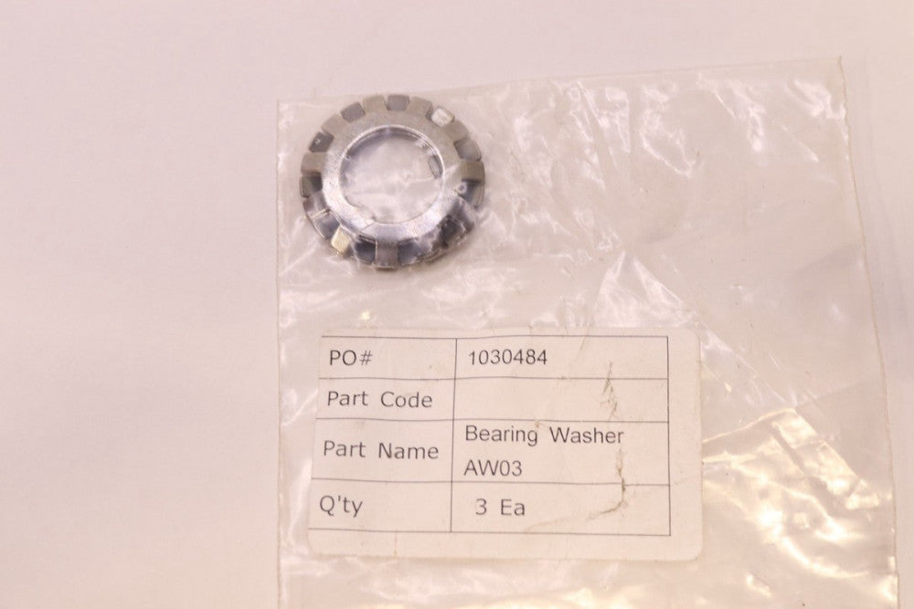 (3-Pk) Bearing Washer AW03