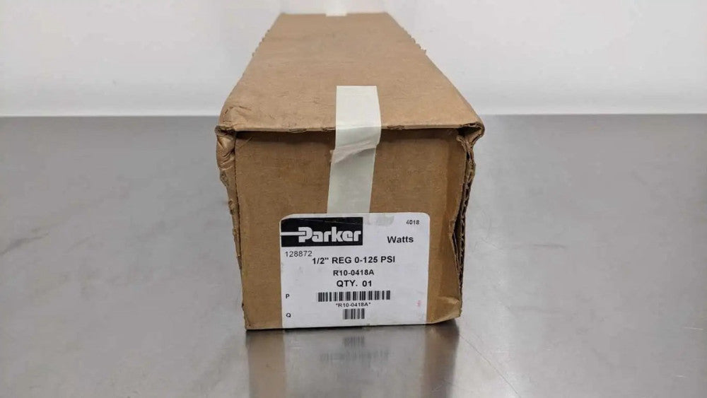 Parker R10-0418A Pneumatic Regulator 0-125 PSI Watts 1/2"