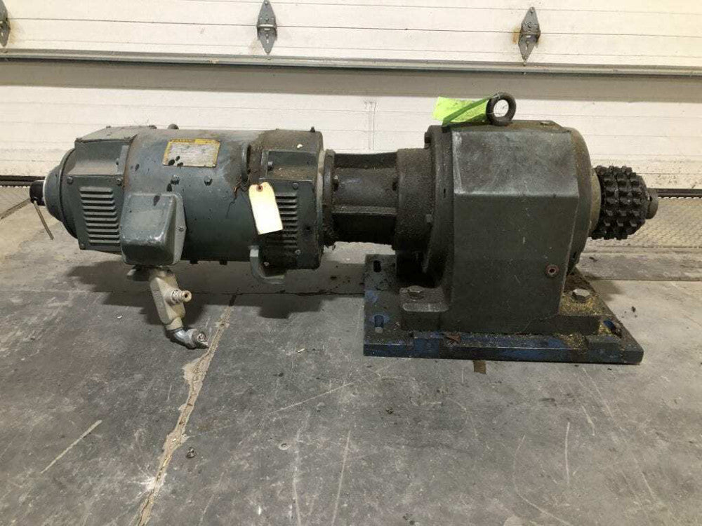 Sew Eurodrive R103LP256 Speed Reducer 35400lb-in 52.11:1 w/ 15HP 500VDC Motor