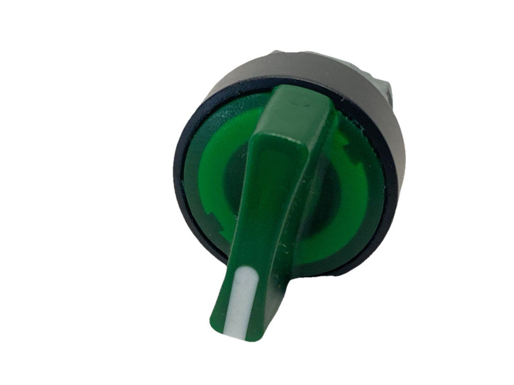 Schneider Electric ZB4BK15337 Illuminated Selector Switch Head Green 22mm 3-Pos
