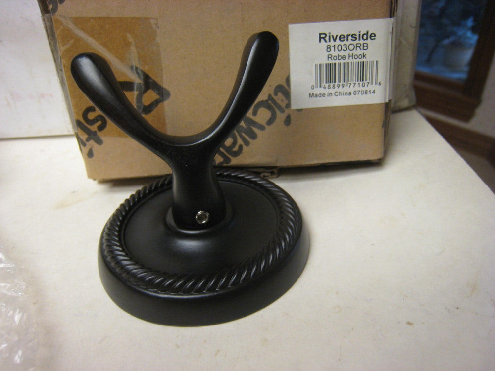 Rusticware (8103ORB) RIVERSIDE  ROBE HOOK  Oil Rubbed Bronze - Brand New in Box