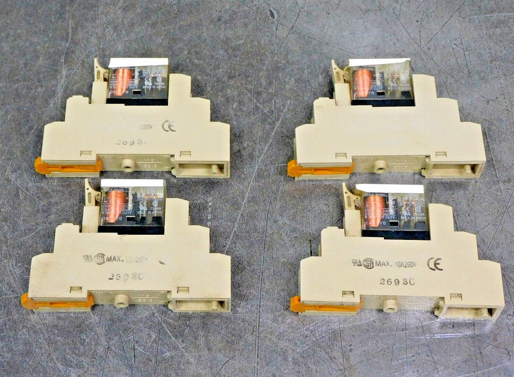 Allen Bradley 700-HK36Z24 Relay 120/240V AC 24V DC 10 A 5 Pin Lot of Four (4)