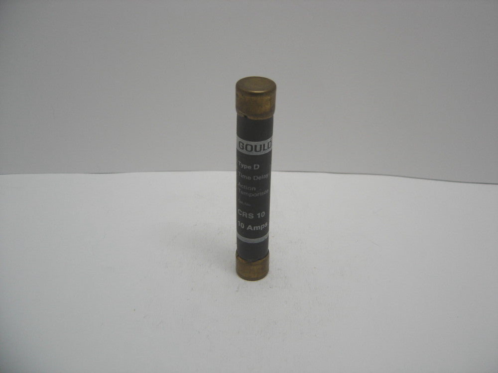 GOULD CRS 10 TIME DELAY FUSE TYPE D ACTION 10 AMPS